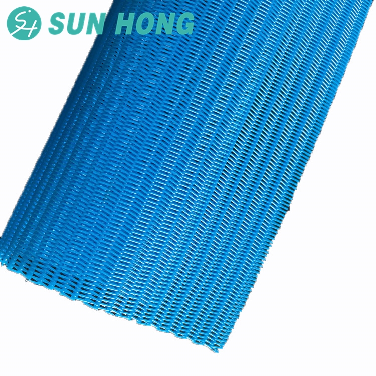 Polyester Middle Loop Spiral Press Filter Belt With Filter Wire